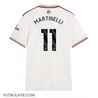 Camiseta Arsenal Gabriel Martinelli #11 Tercera Equipación 2025-26 manga corta Camiseta Arsenal Gabriel Martinelli #11 Tercera Equipación 2025-26 manga corta